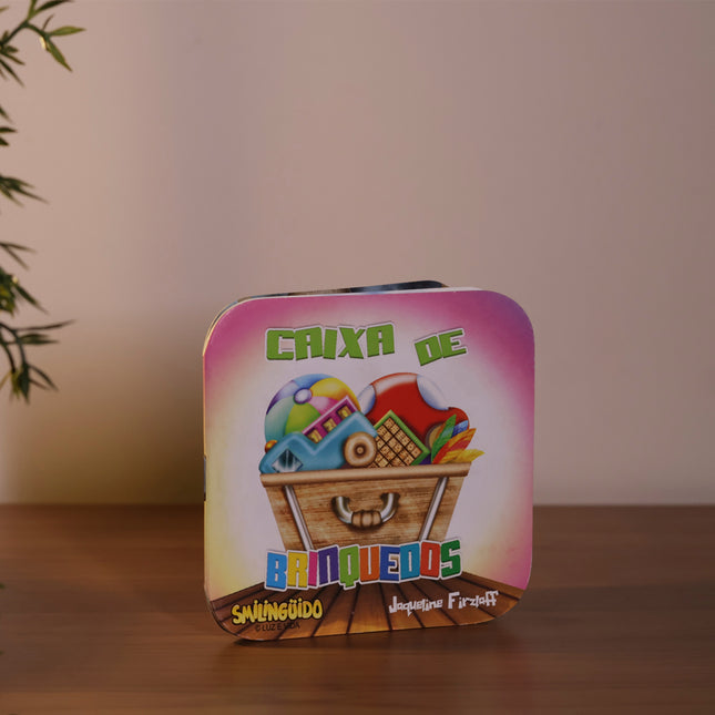 Mini Livro Caixa de Brinquedos | Smilinguido | Jaqueline Firzloff