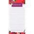 Bloco de Anotações Checklist | Flores Laranjas
