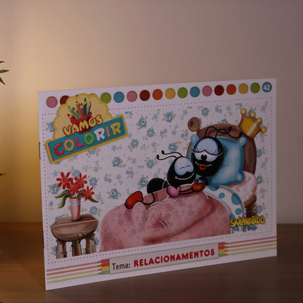 Livro Vamos Colorir | Relacionamentos | Smilinguido