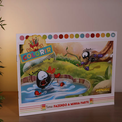 Livro Vamos Colorir | Fazendo a Minha Parte | Smilinguido