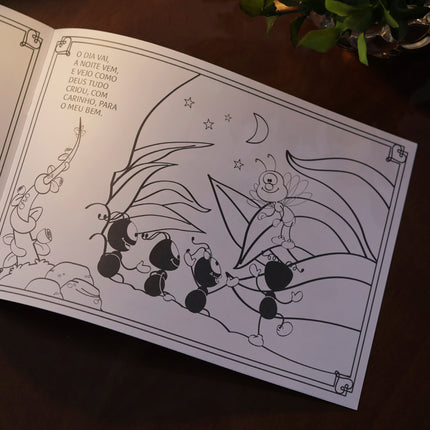 Livro Vamos Colorir | Meu Dia | Smilinguido