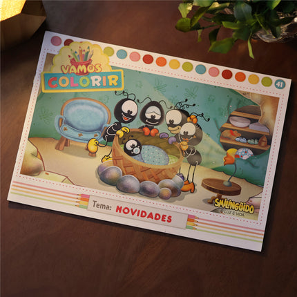 Livro Vamos Colorir | Novidades | Smilinguido
