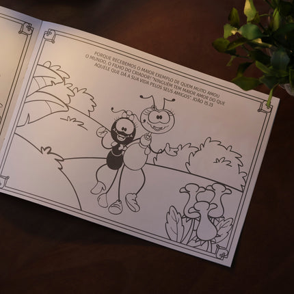 Livro Vamos Colorir | Uns aos Outros | Smilinguido