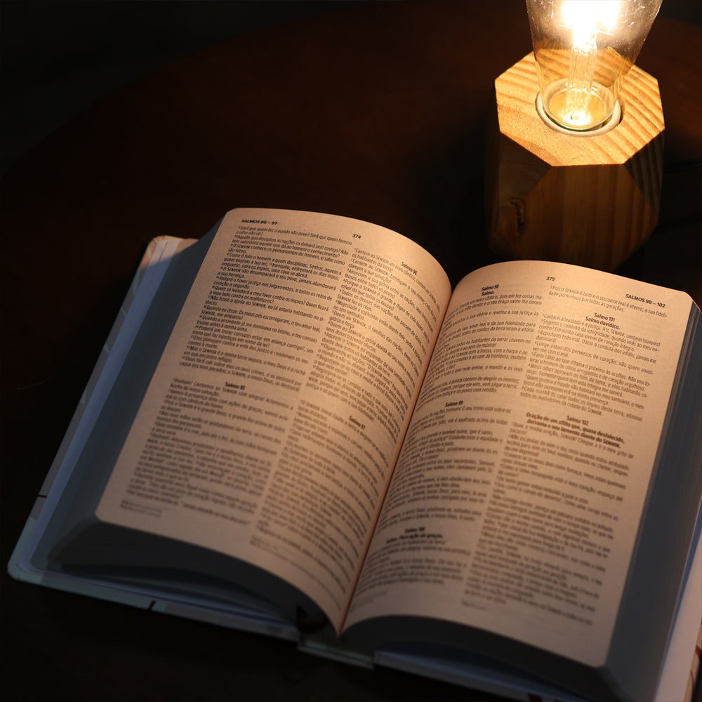Bíblia Sagrada Cristo Vive Em Mim | NVI | Letra Maior | Capa Dura