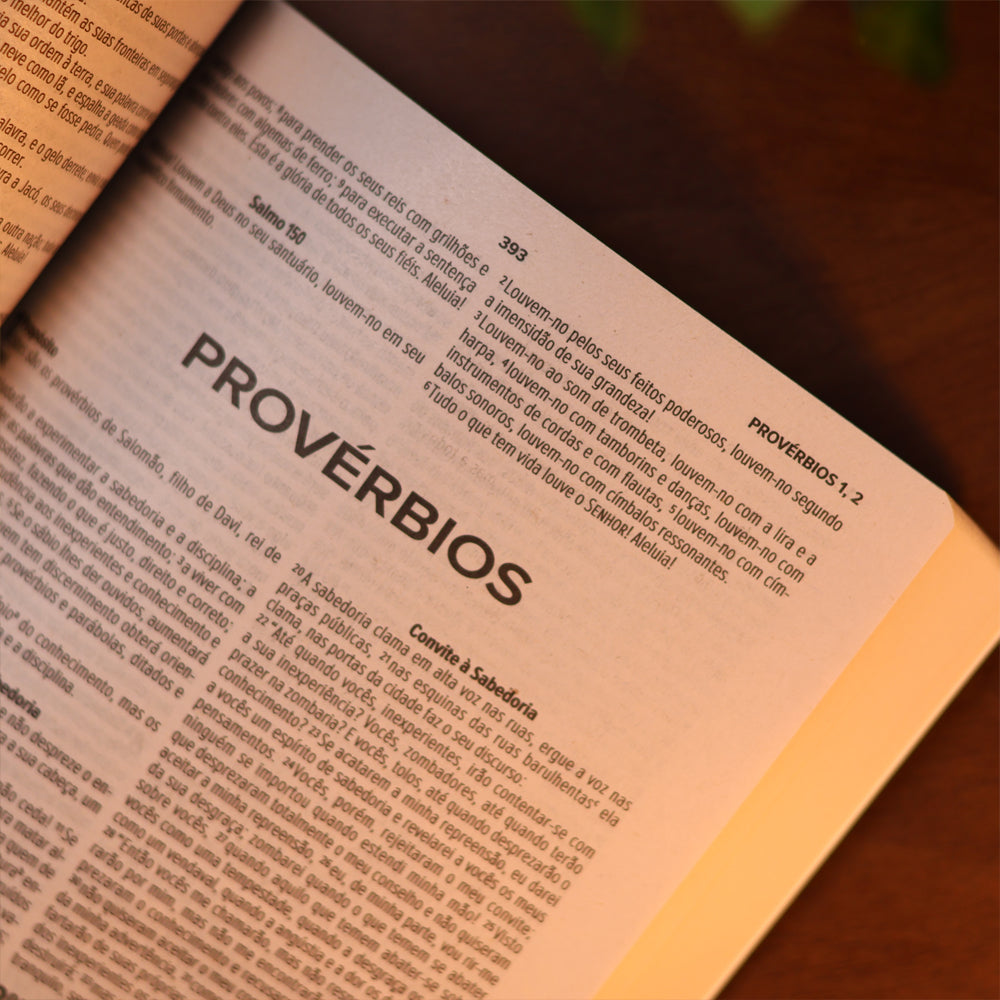 Bíblia Sagrada  | NVI | Capa Brochura Cruz Marrom