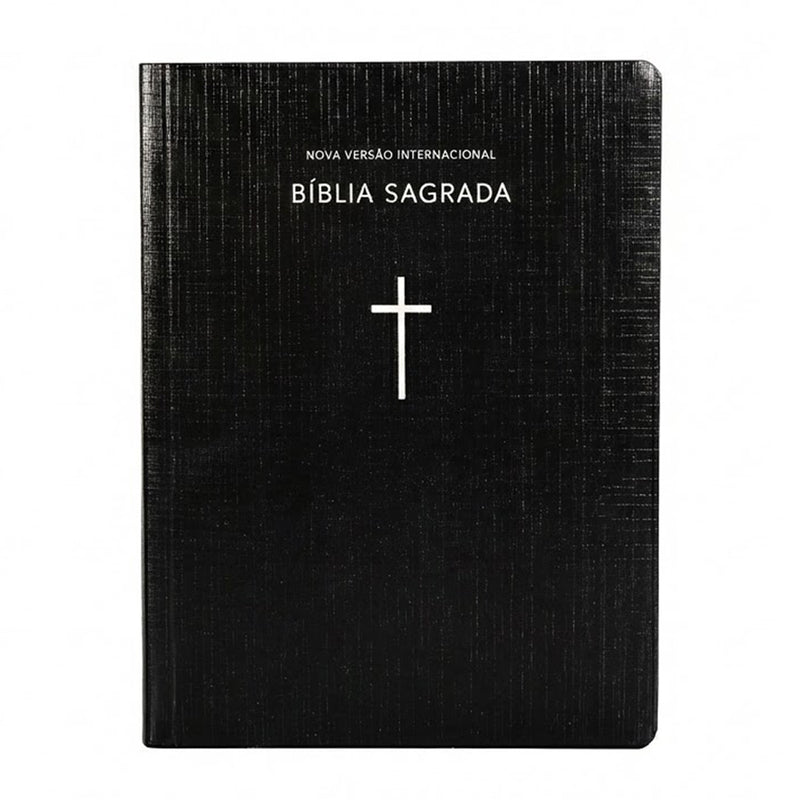 Bíblia Sagrada  | NVI | Capa Brochura Cruz Preta