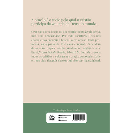 A Necessidade da Oração | Edward M. Bounds