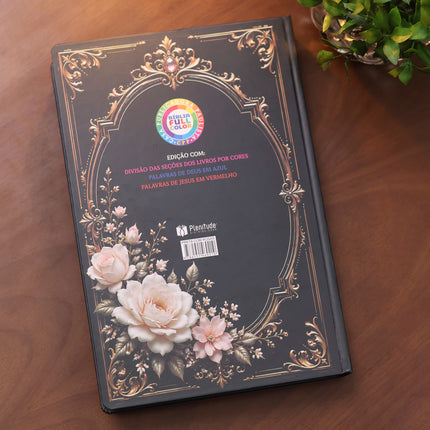 Bíblia de Estudo King James 1611 | KJA 400 Anos| Full Collor | Capa Dura Preta Com Rosas