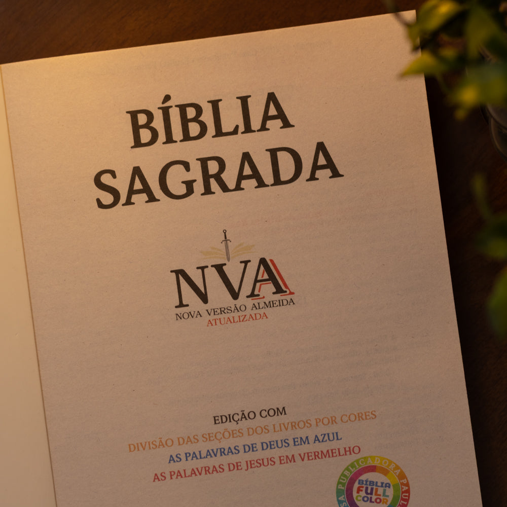 Bíblia Sagrada Espinhos | NVA | Full Color | Capa Brochura