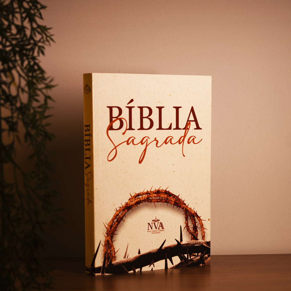 Bíblia Sagrada Espinhos | NVA | Full Color | Capa Brochura