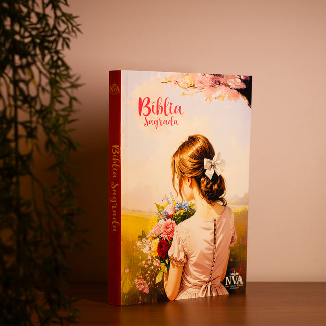 Bíblia Sagrada Menina Buque | NVA | Capa Brochura