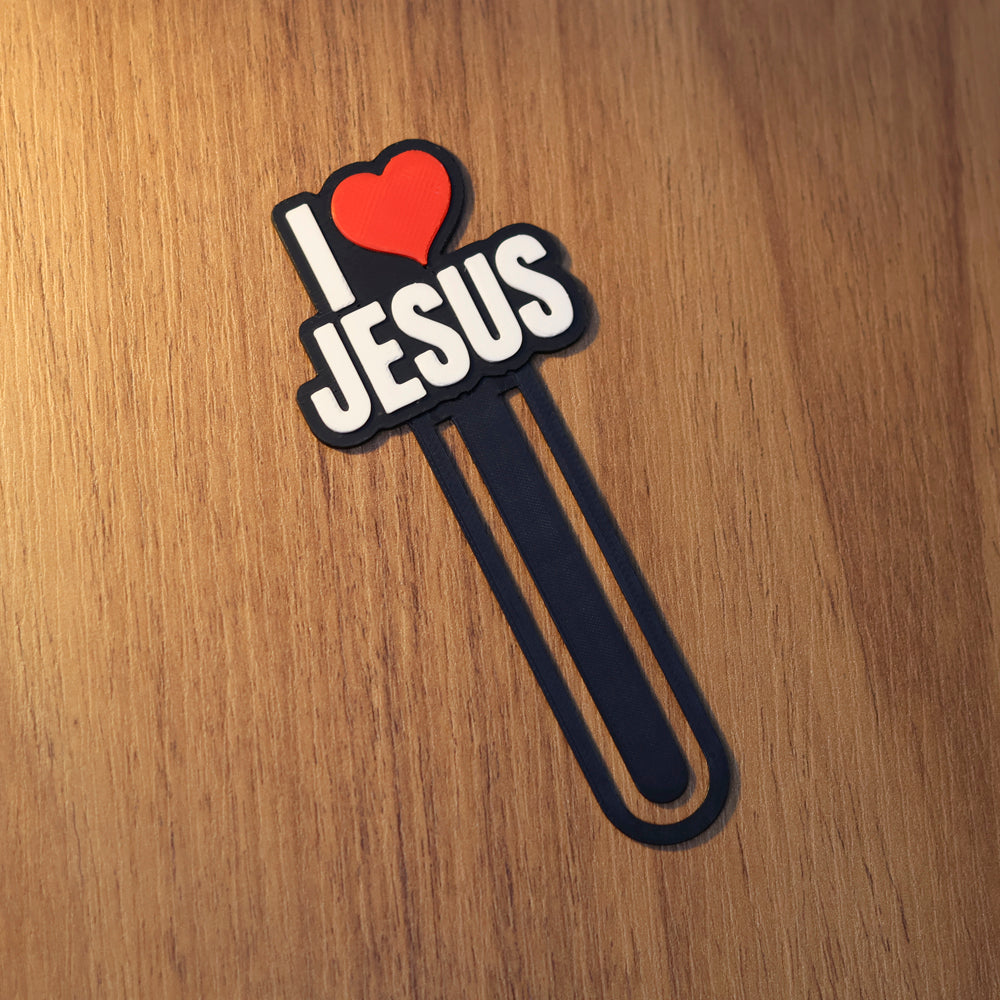 Marca Página 3D | I Love Jesus