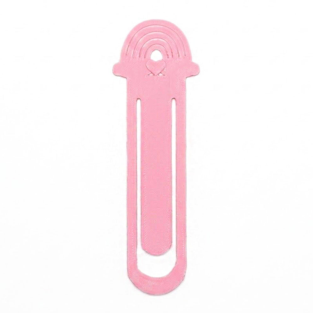 Marca Página 3D | Arco-íris Rosa