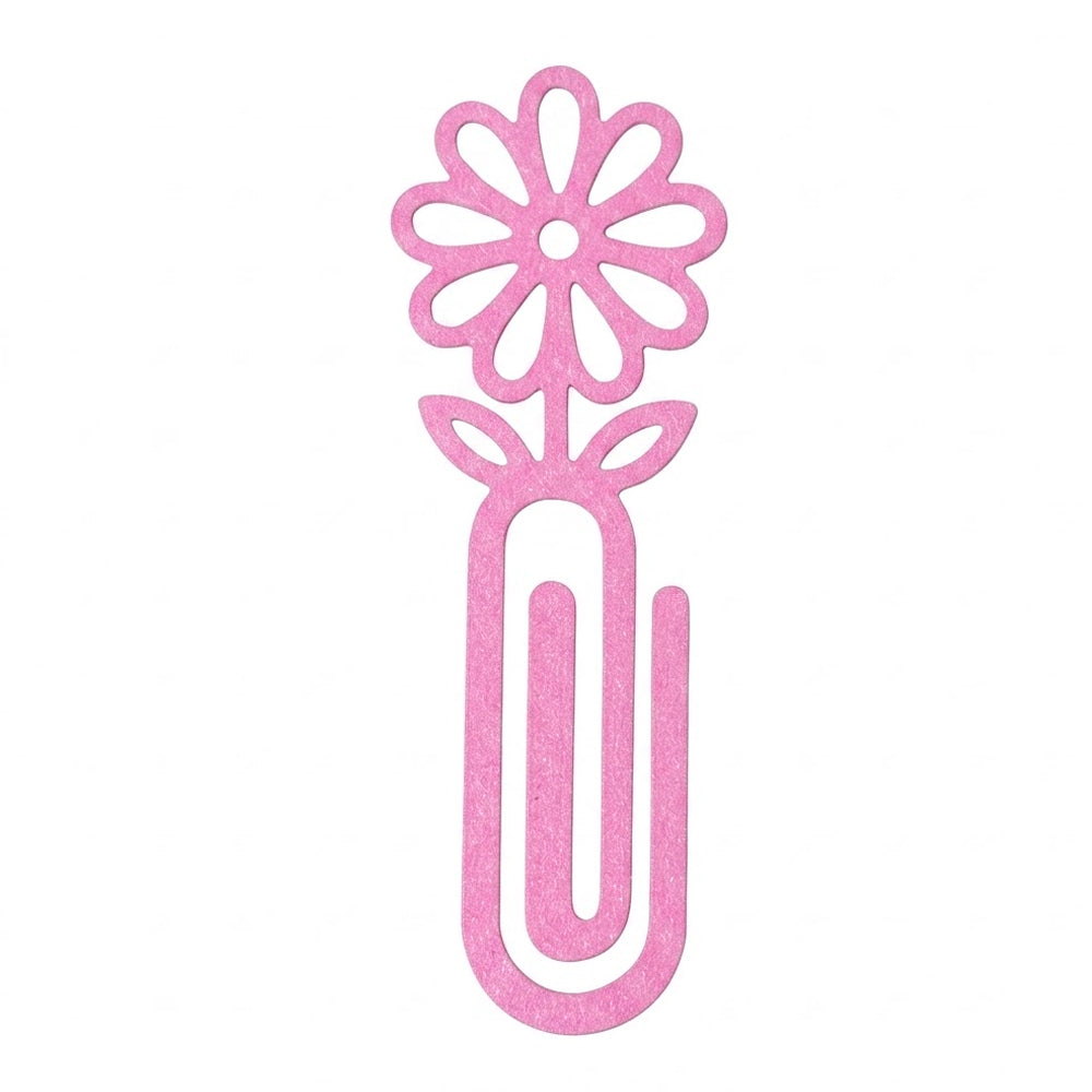 Marca Página 3D | Flor Margarida Rosa