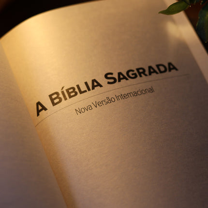 Bíblia Sagrada Lírios Amarela | NVI | Capa Dura