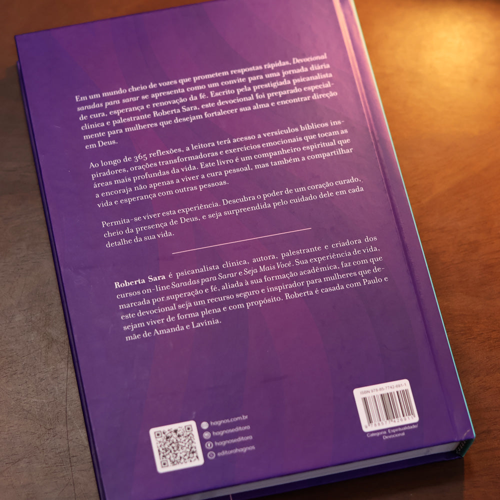 Devocional Saradas Para Sarar | Roberta Sara