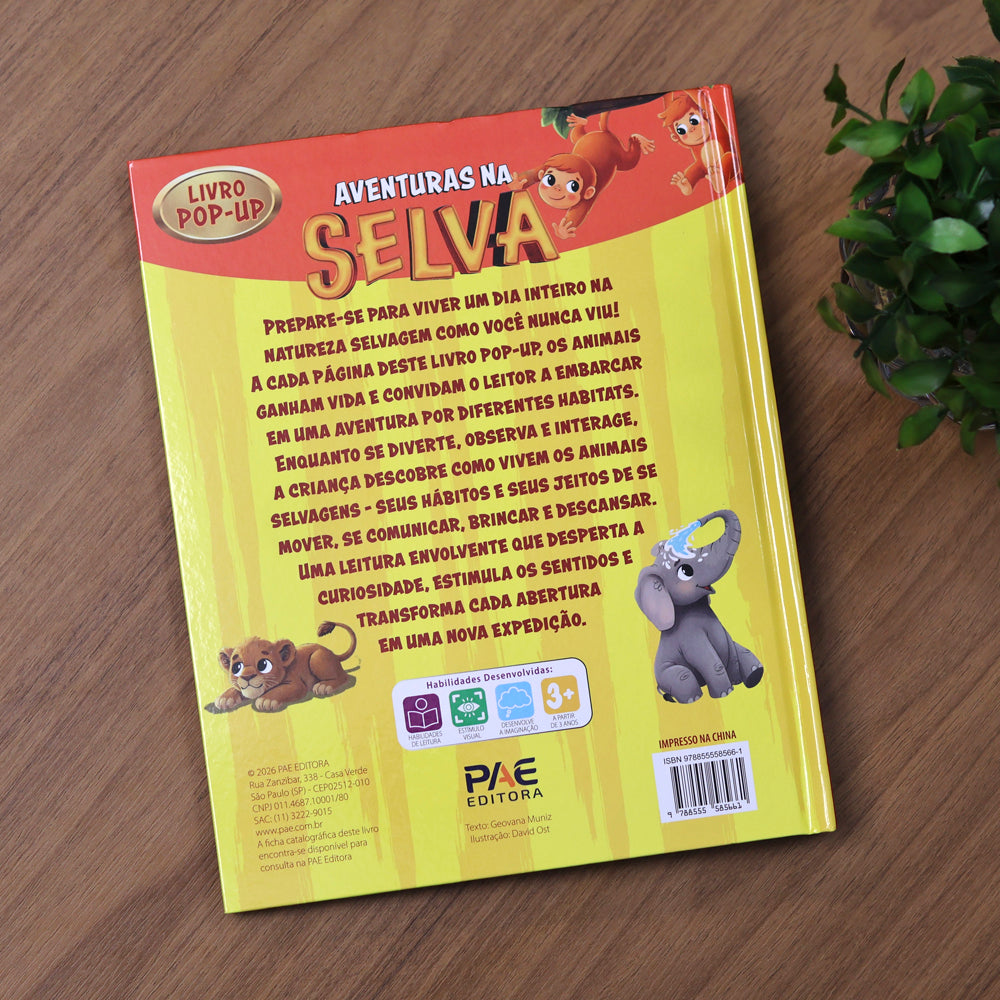 Aventuras na Selva |  Livro Pop-Up