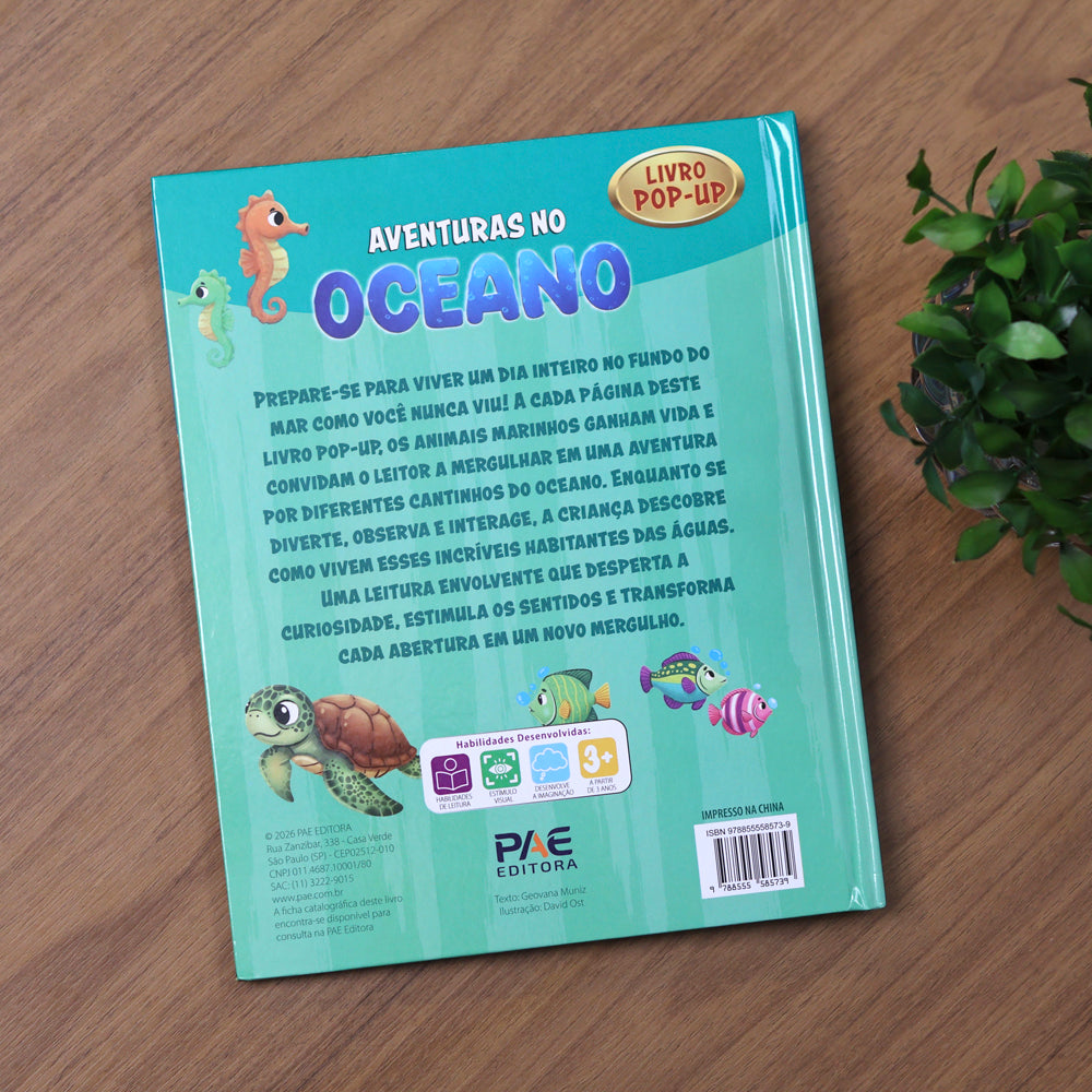 Aventuras no Oceano |  Livro Pop-Up
