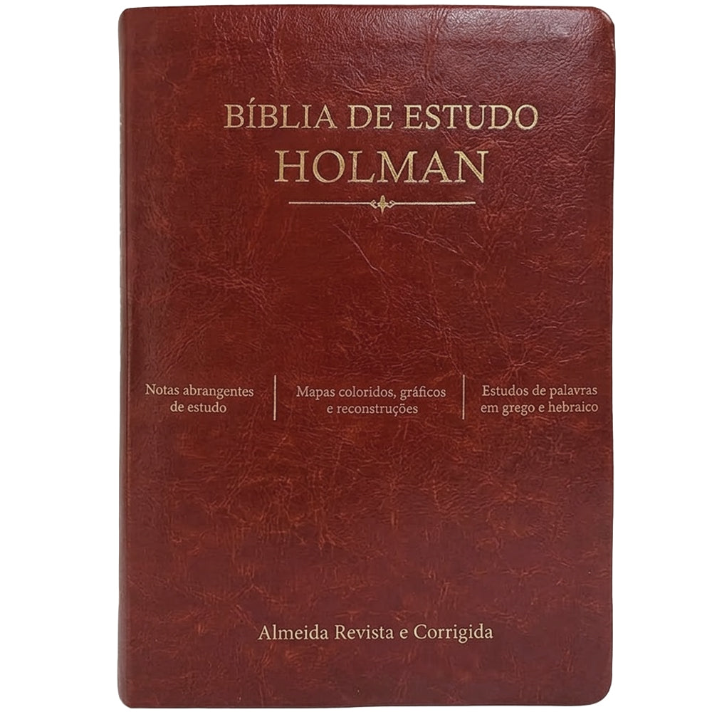 Bíblia de Estudo Holman | ARC | Marrom