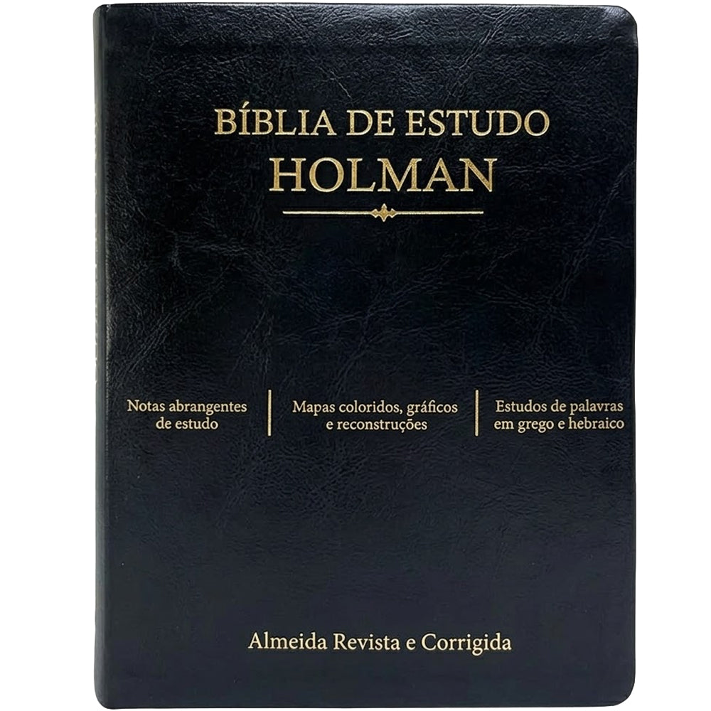 Bíblia de Estudo Holman | ARC | Preta