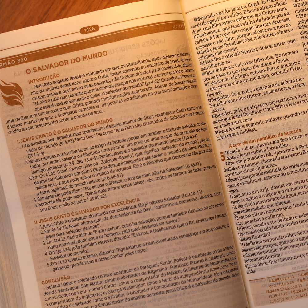 Bíblia do Pregador Pentecostal | ARC | Edição Ampliada | Capa Marrom
