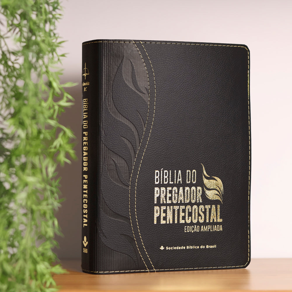 Bíblia do Pregador Pentecostal | ARC | Edição Ampliada | Capa Preta