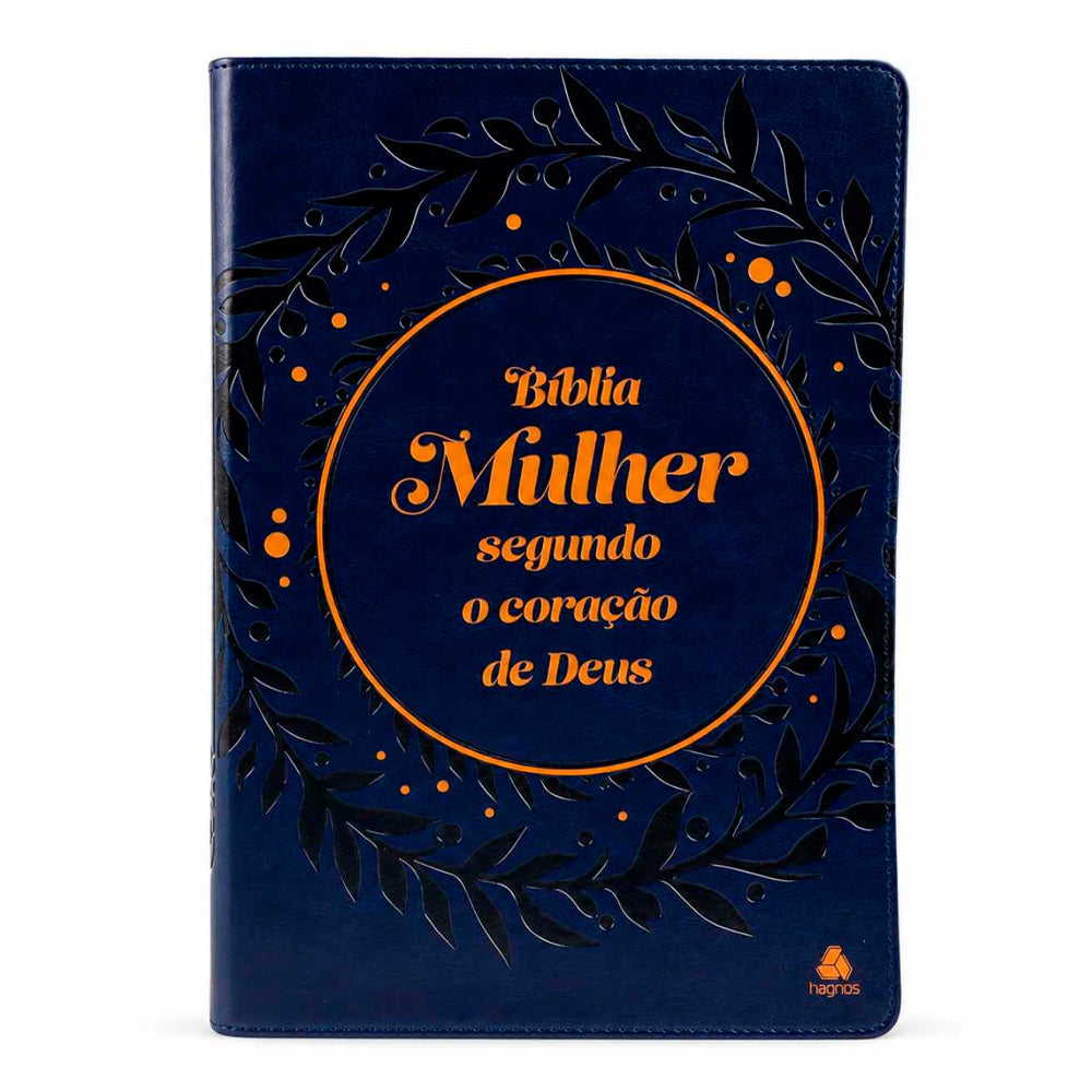 Bíblia Mulher Segundo o Coração de Deus | King James | Capa Azul