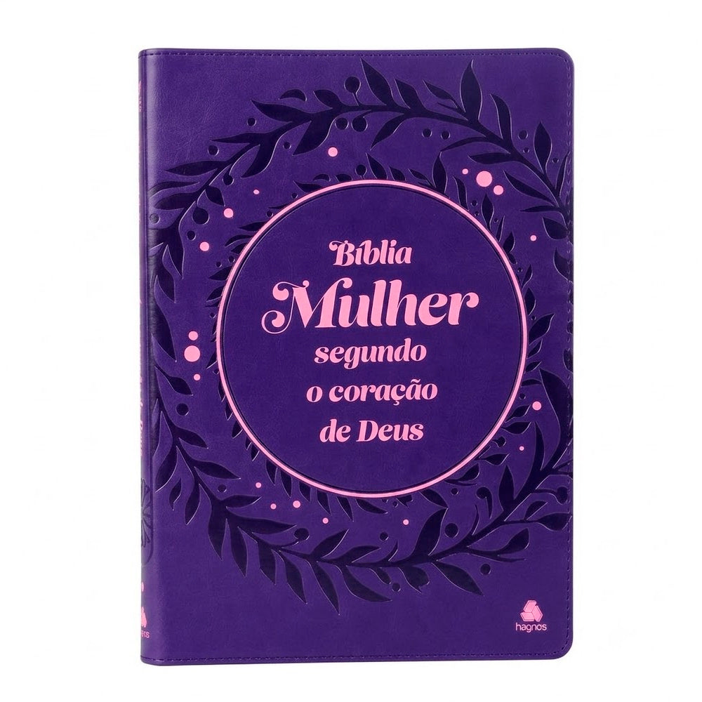 Bíblia Mulher Segundo o Coração de Deus | King James | Capa Lilás
