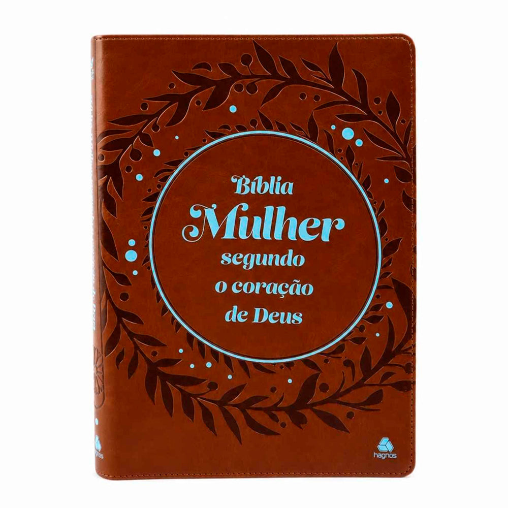 Bíblia Mulher Segundo o Coração de Deus | King James | Capa Marrom