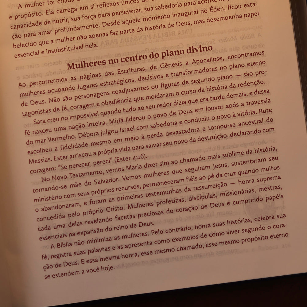 Bíblia Mulher Segundo o Coração de Deus | King James | Capa Turquesa