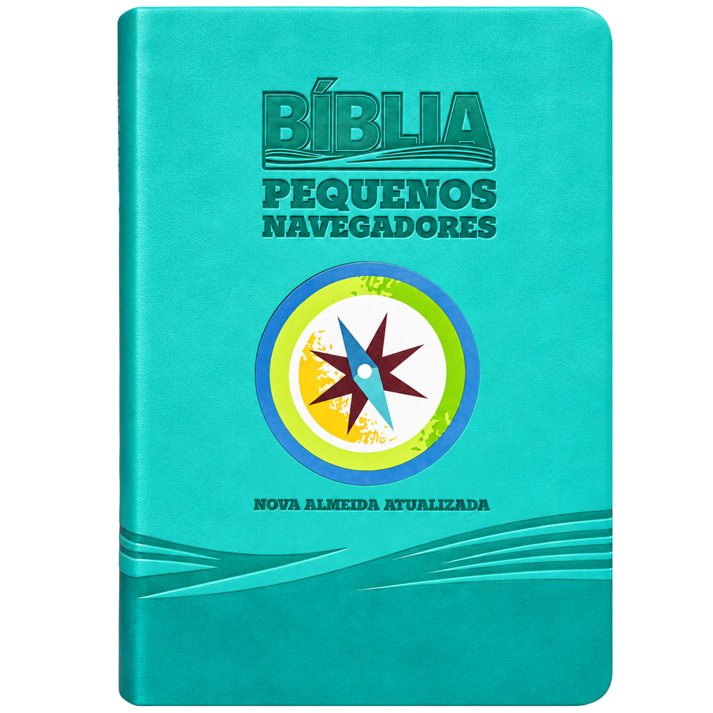 Bíblia Pequenos Navegadores | NAA | Capa Luxo Verde