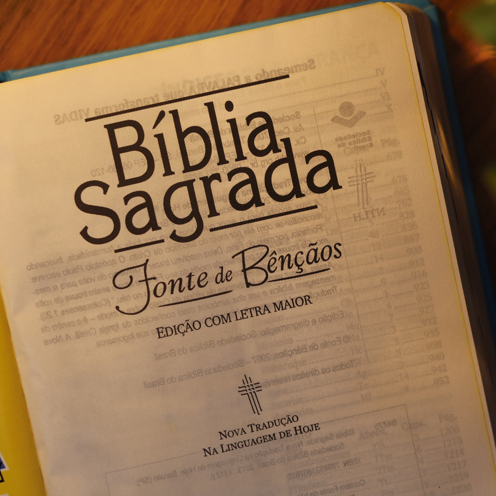 Bíblia Sagrada Crianças Diante do Trono |  NTLH | Capa Dura Azul