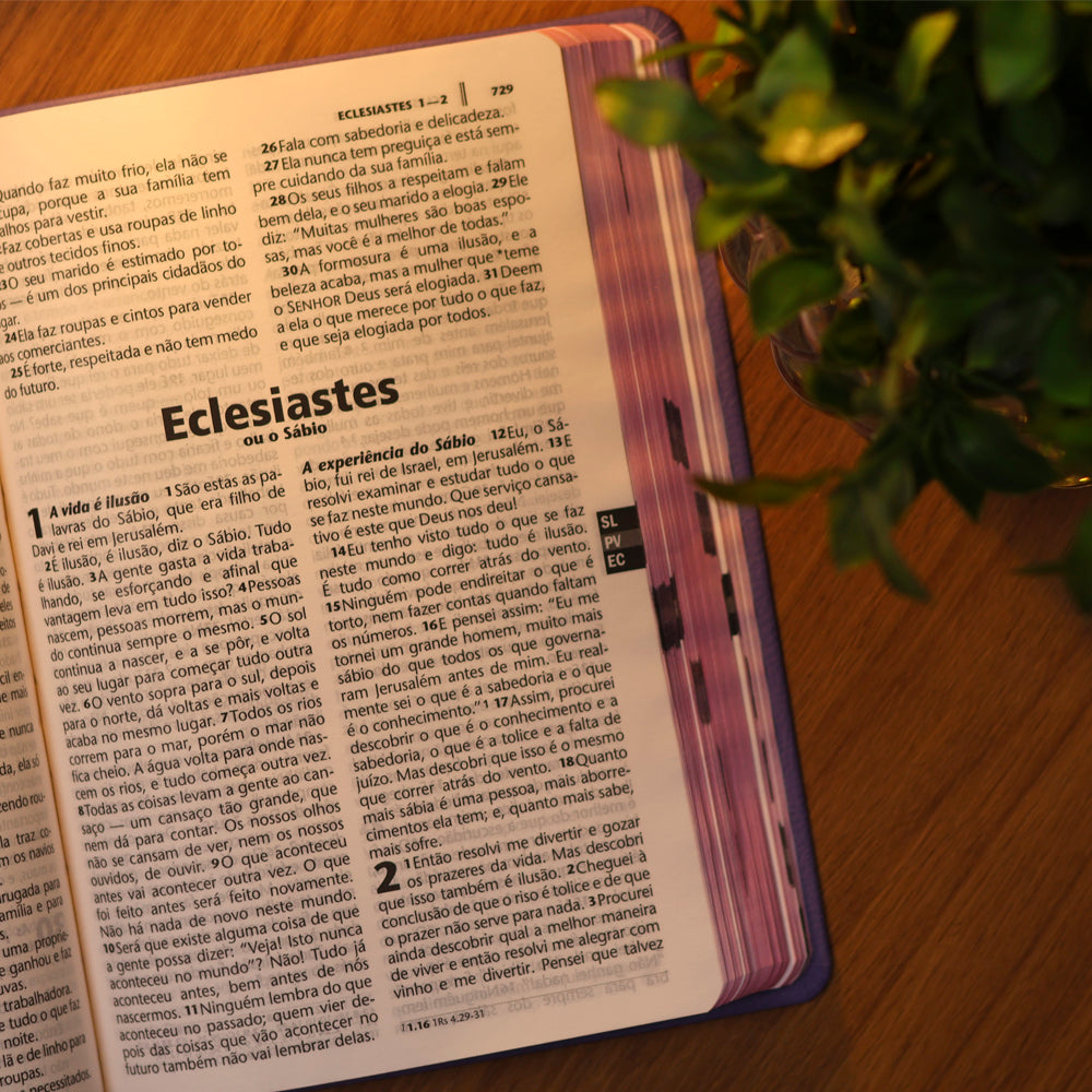 Bíblia Sagrada God Is Good | NTLH | Capa Lavanda