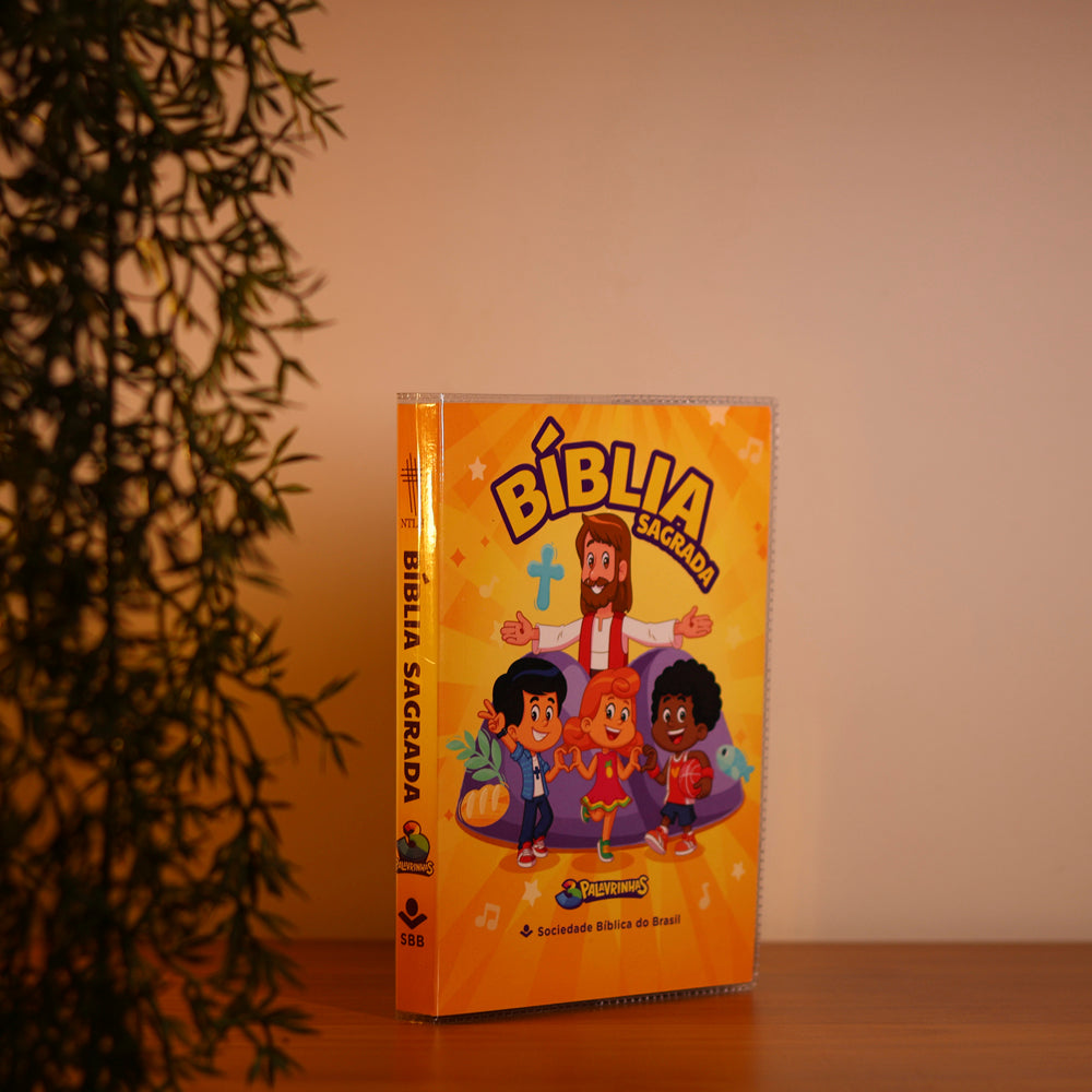Bíblia Sagrada | NTLH | 3 Palavrinhas | Capa Brochura Amarela