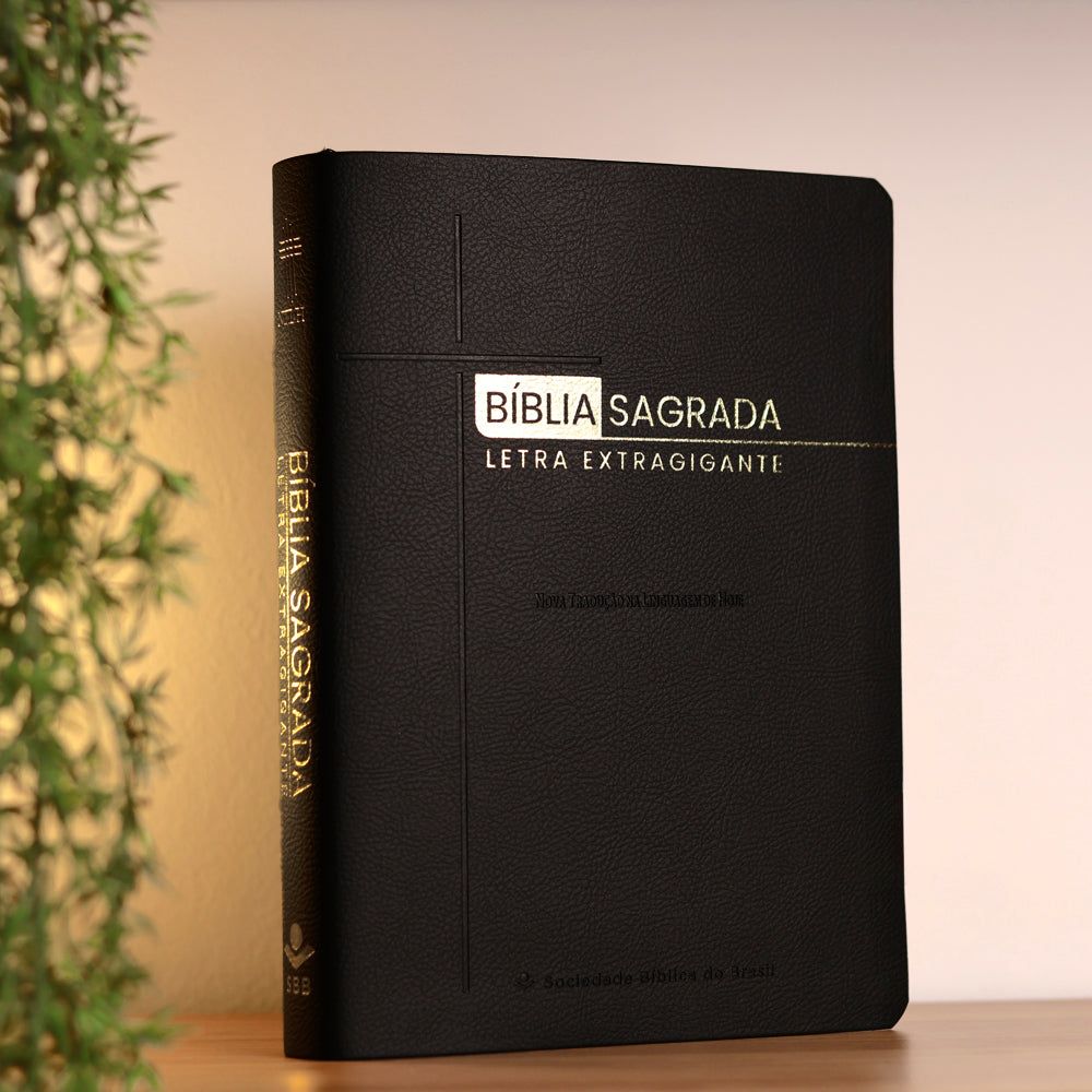Bíblia Sagrada | NTLH | Letra Extragigante | Com Índice | Capa Preta
