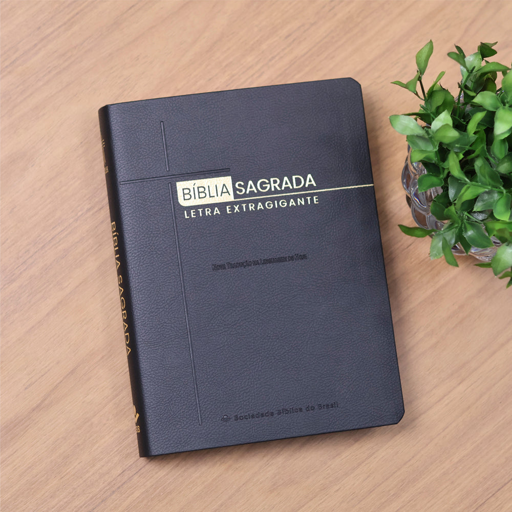 Bíblia Sagrada | NTLH | Letra Extragigante | Com Índice | Capa Preta
