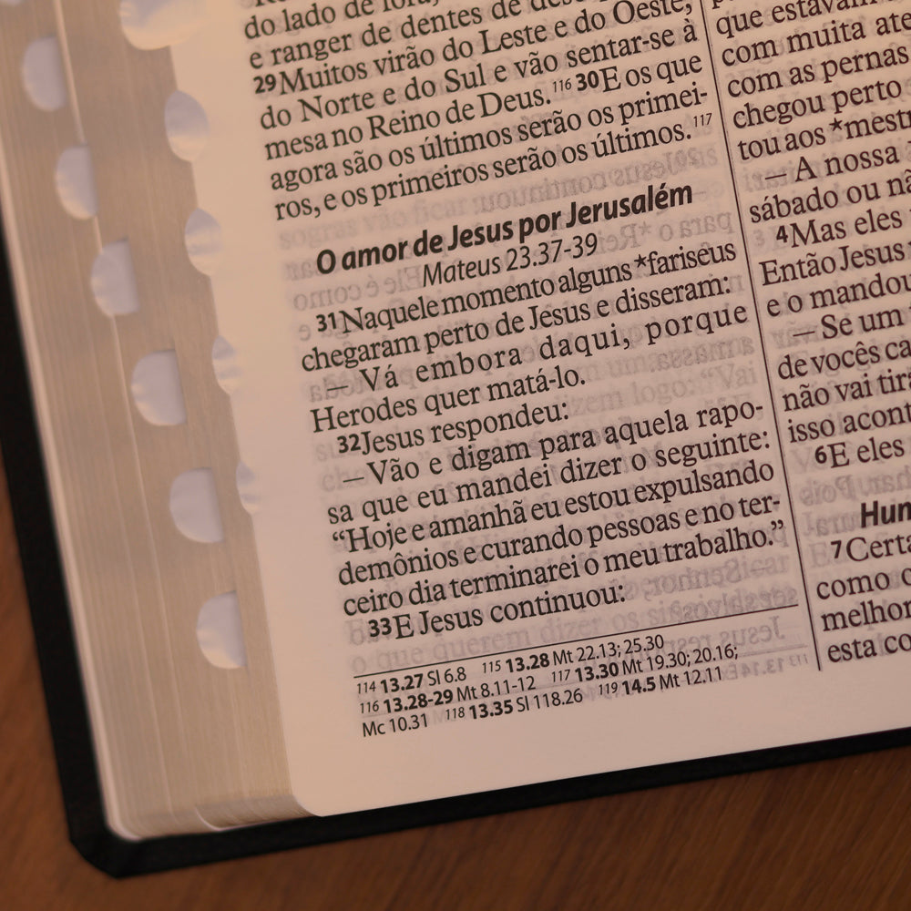 Bíblia Sagrada | NTLH | Letra Extragigante | Com Índice | Capa Preta
