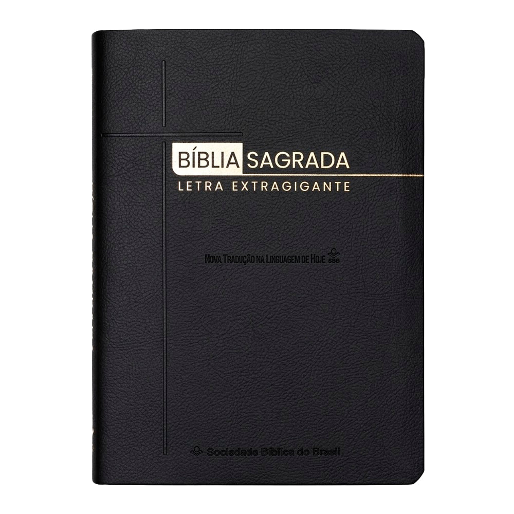 Bíblia Sagrada | NTLH | Letra Extragigante | Com Índice | Capa Preta