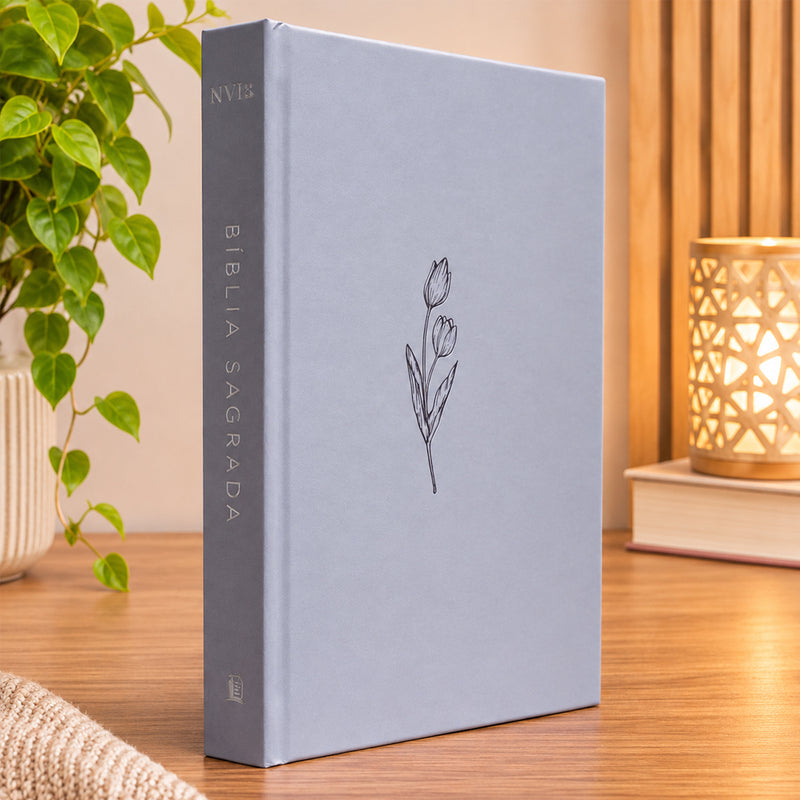 Bíblia Sagrada | NVI | Letra Normal | Ilustrada Capa Dura Tulipa