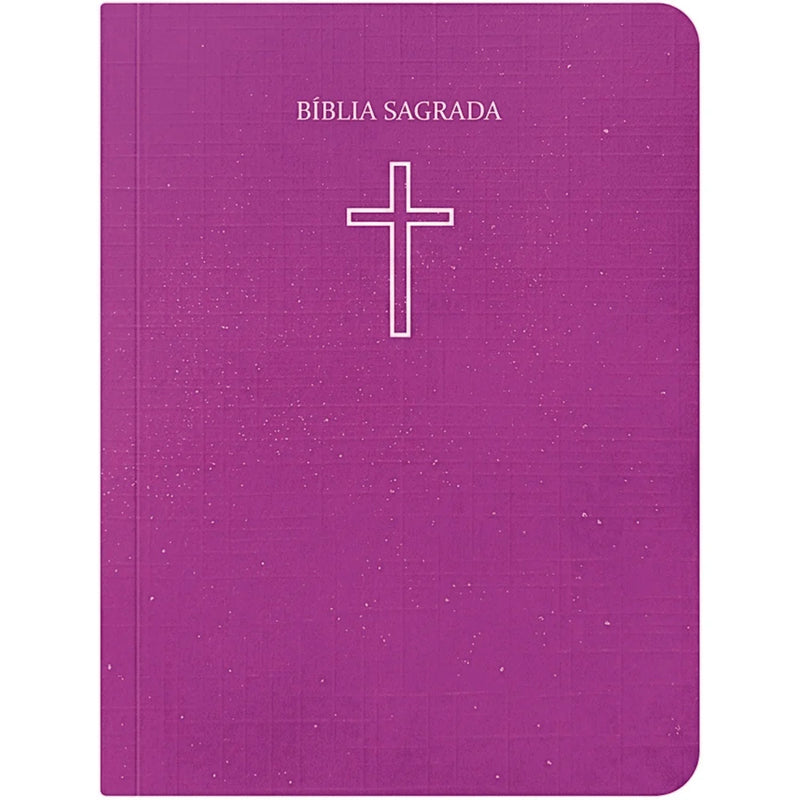 Bíblia Sagrada Pequena | ARC | Capa Brochura Salvos Pela Graça Rosa