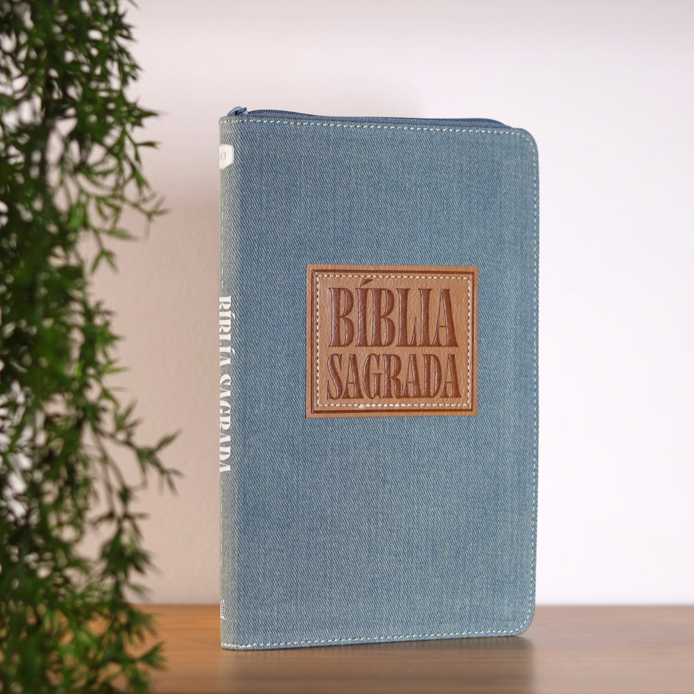 Bíblia Sagrada Slim | ACF | Leitura Perfeita | Capa Jeans