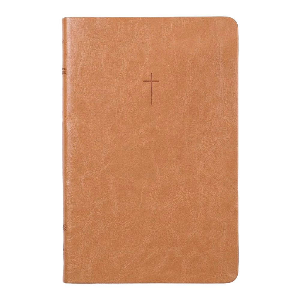 Bíblia Slim Cruz | NVI | Capa Luxo Caramelo