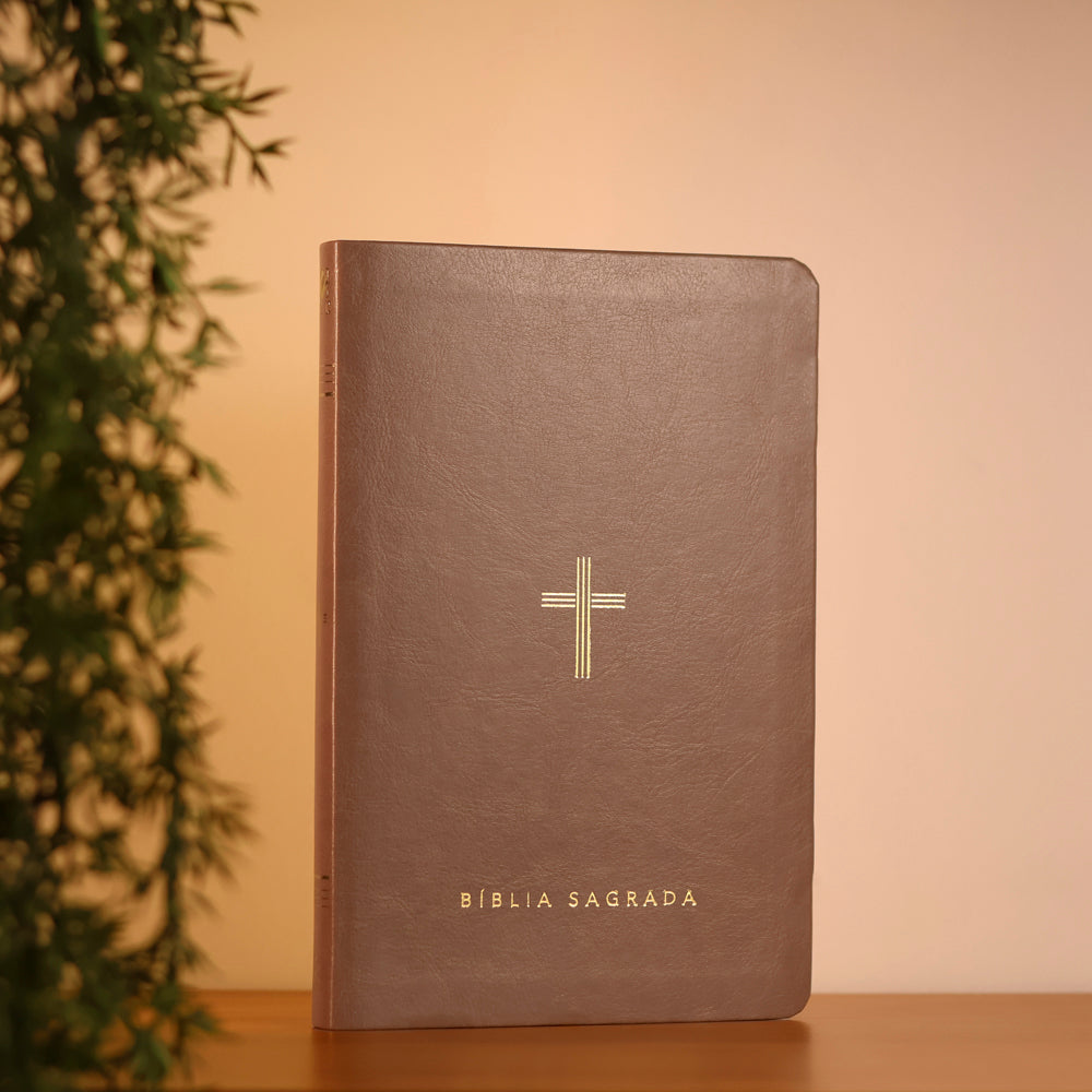 Bíblia Slim Cruz | NVT | Capa Luxo Fendi