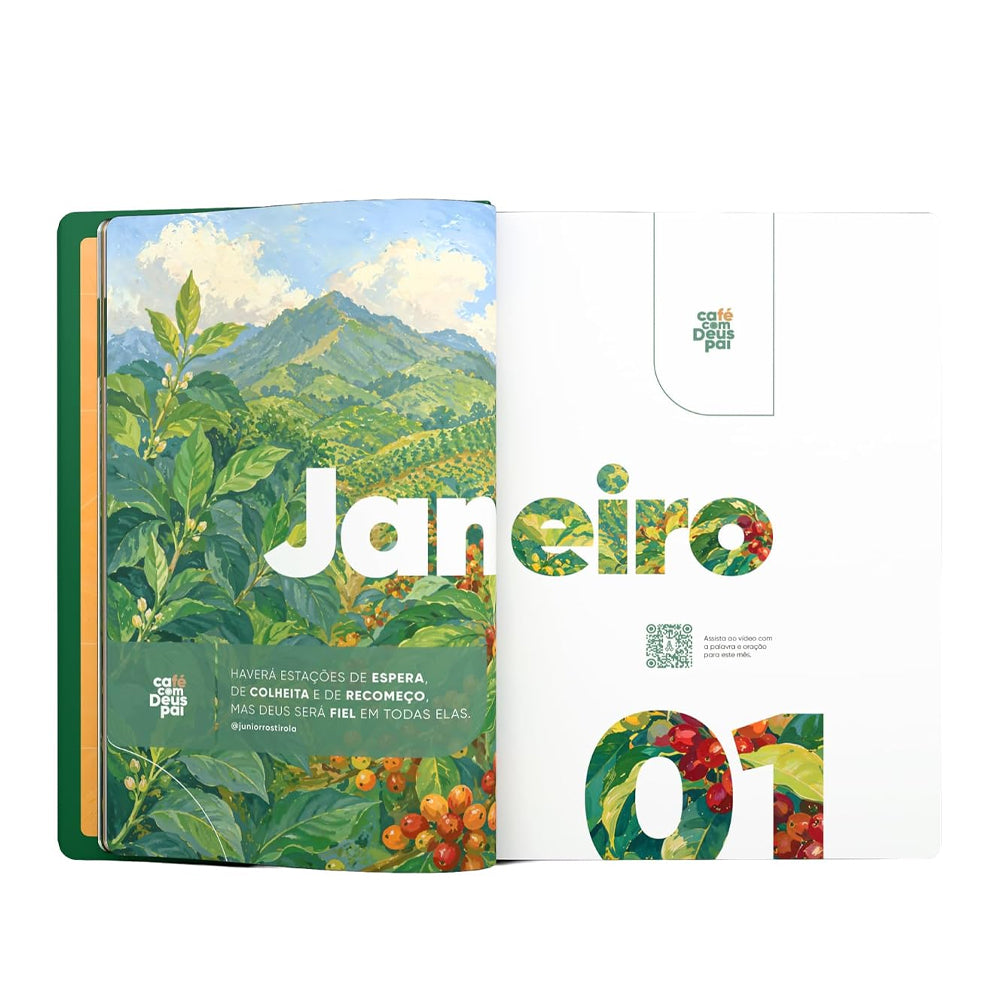 Café Com Deus Pai 2027 | Júnior Rostirola | Capa Brochura