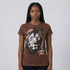 Camiseta Feminina Marrom | Leão de Judá | P