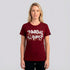Camiseta Feminina Vermelha | Mulher Virtuosa | P