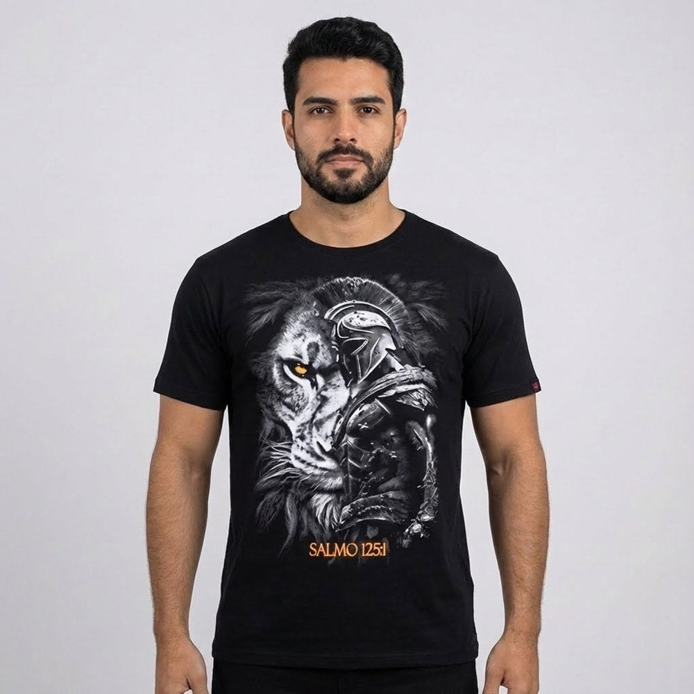Camiseta Preta | Salmo 125:1 | P