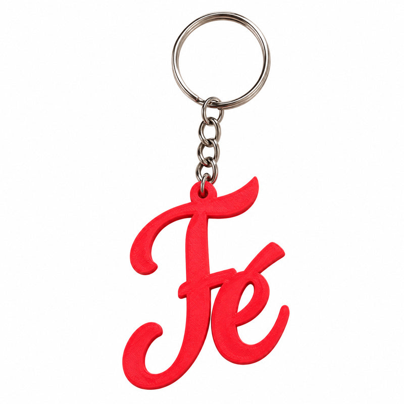 Chaveiro 3D | Fé Vermelho