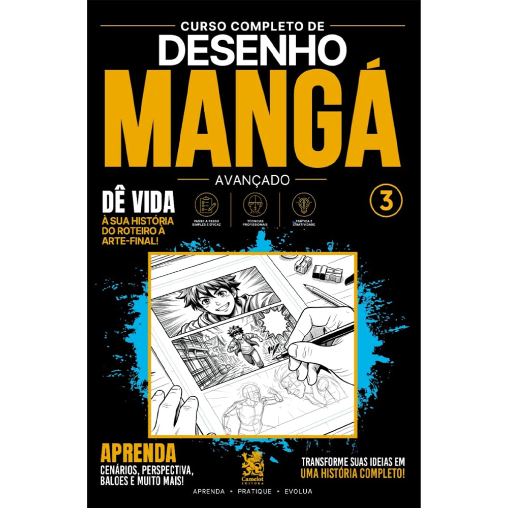 Curso Completo de Desenho Mangá 3 | Avançado