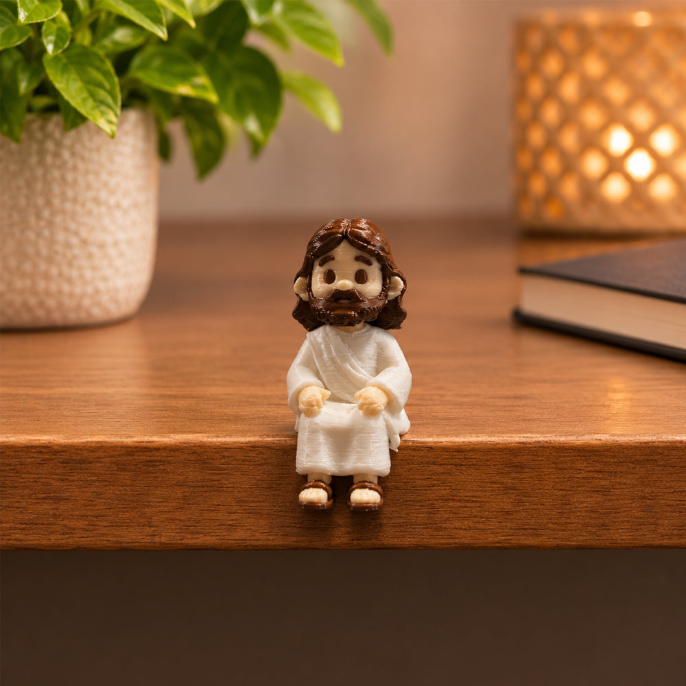 Decoração 3D | Mini Jesus Sentado